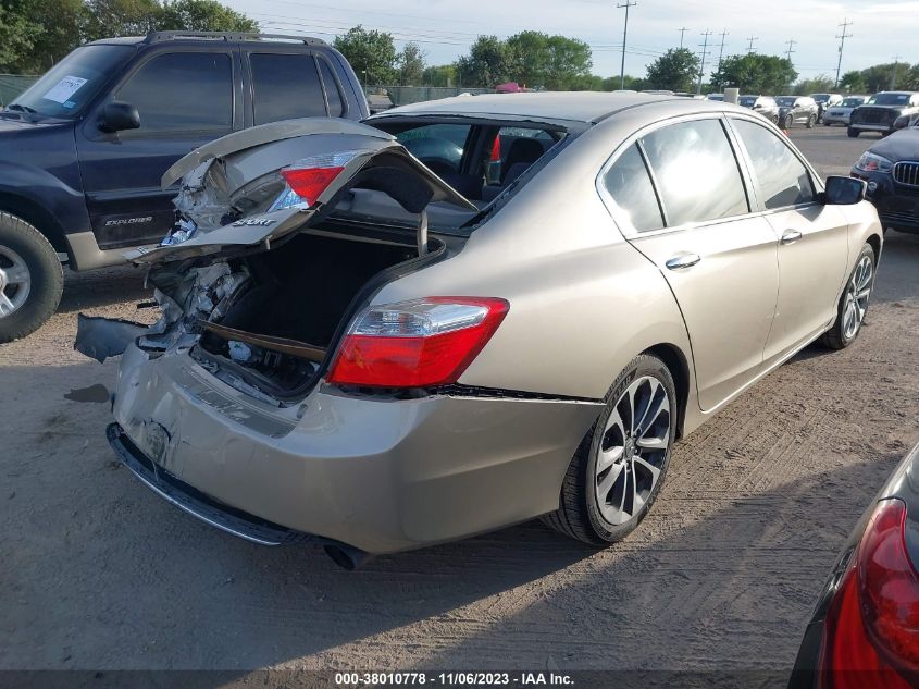 2014 HONDA ACCORD SPORT - 1HGCR2F5XEA166899