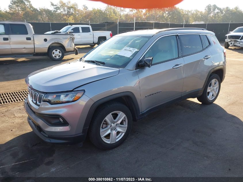 2022 JEEP COMPASS LATITUDE - 3C4NJCBB9NT119257