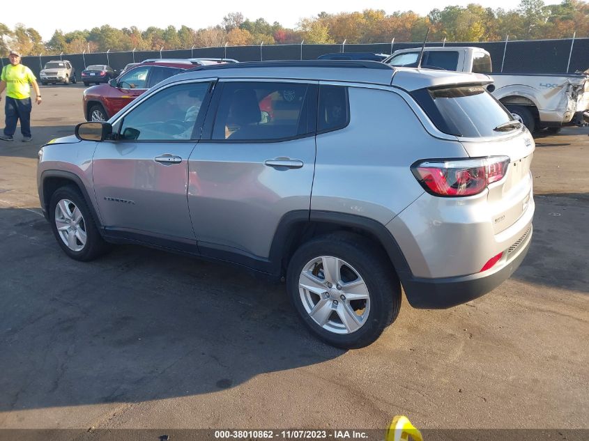 2022 JEEP COMPASS LATITUDE - 3C4NJCBB9NT119257