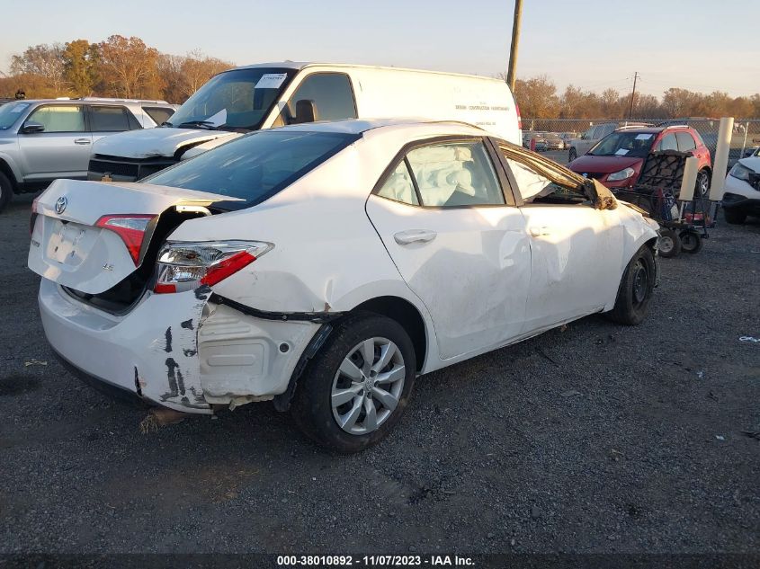 2014 TOYOTA COROLLA LE - 2T1BURHE6EC116057