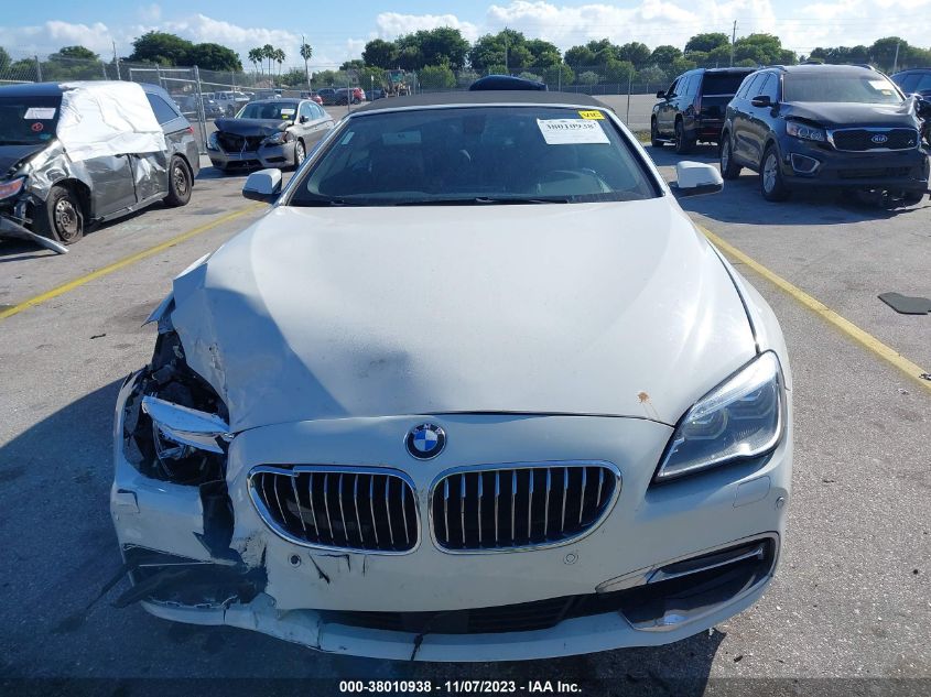 2016 BMW 640I WBA6F1C5XGGT83109