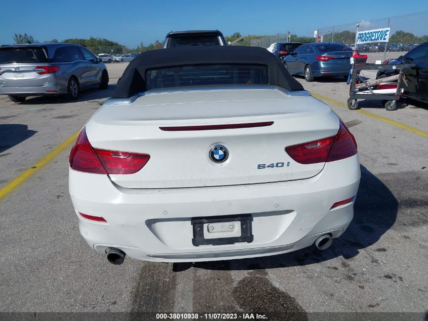 2016 BMW 640I WBA6F1C5XGGT83109