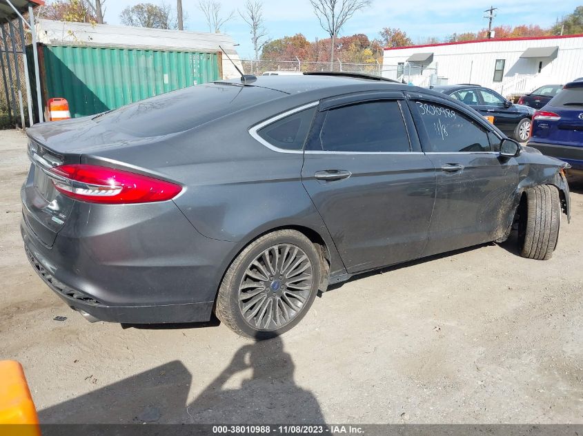 2017 FORD FUSION SE - 3FA6P0HD1HR102261