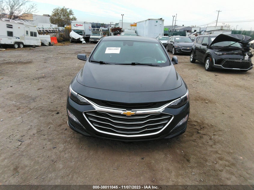 VIN 1G1ZD5ST2MF054735 2021 CHEVROLET MALIBU LT