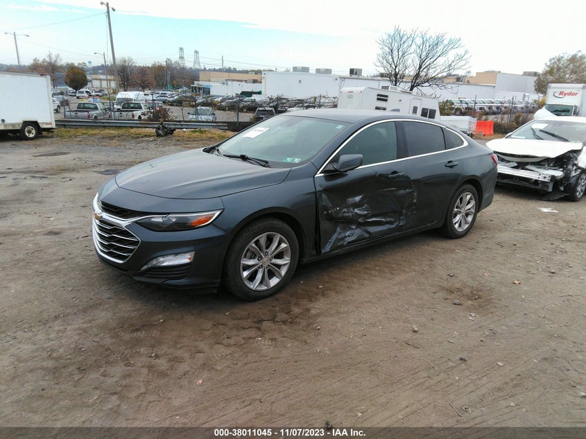VIN 1G1ZD5ST2MF054735 2021 CHEVROLET MALIBU LT