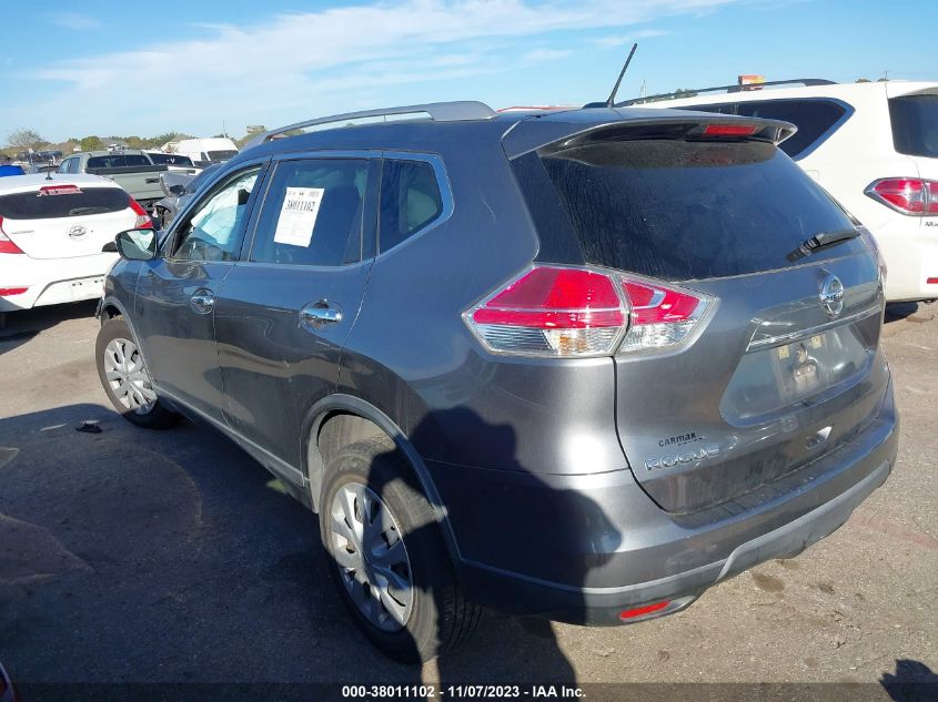 2016 NISSAN ROGUE S/SL/SV - KNMAT2MV2GP635591
