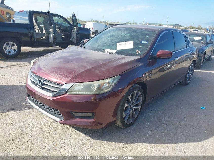 2014 HONDA ACCORD SEDAN SPORT 1HGCR2F57EA208686