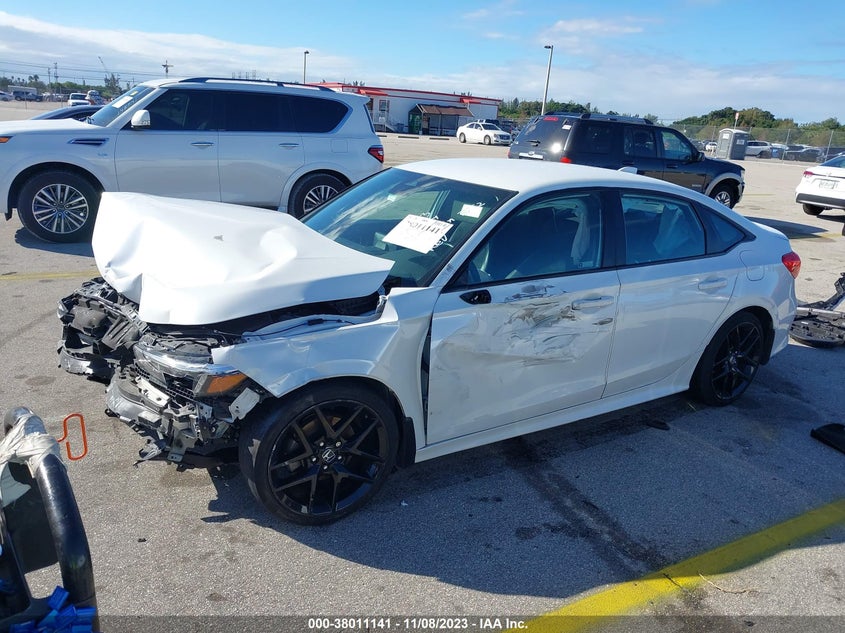 VIN 2HGFE2F53NH537752 2022 HONDA CIVIC SPORT