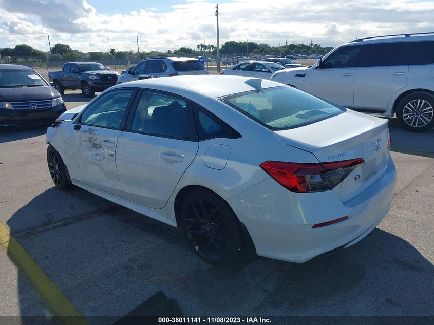 VIN 2HGFE2F53NH537752 2022 HONDA CIVIC SPORT