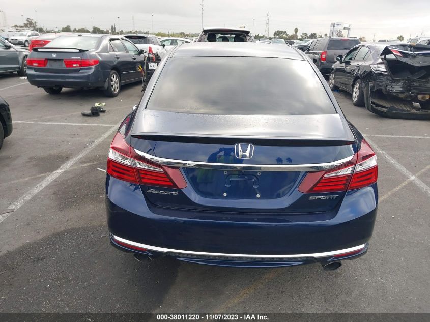 2017 HONDA ACCORD SPORT - 1HGCR2F56HA244003