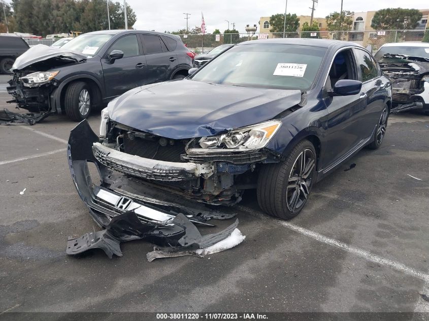 2017 HONDA ACCORD SPORT - 1HGCR2F56HA244003