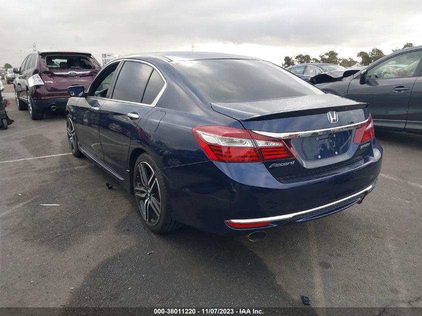 2017 HONDA ACCORD SPORT - 1HGCR2F56HA244003