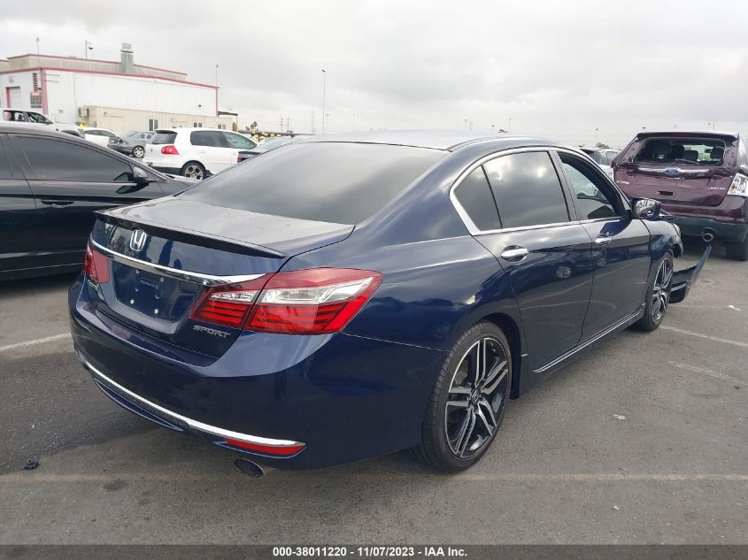 2017 HONDA ACCORD SPORT - 1HGCR2F56HA244003