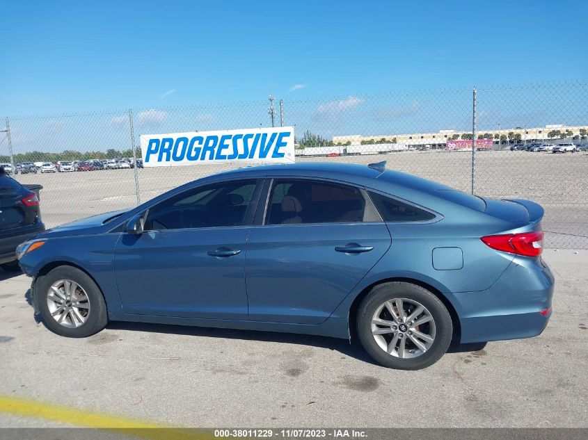 2017 HYUNDAI SONATA SE - 5NPE24AF1HH552700