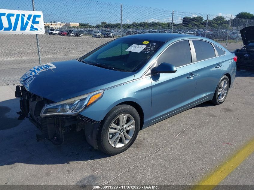 2017 HYUNDAI SONATA SE - 5NPE24AF1HH552700
