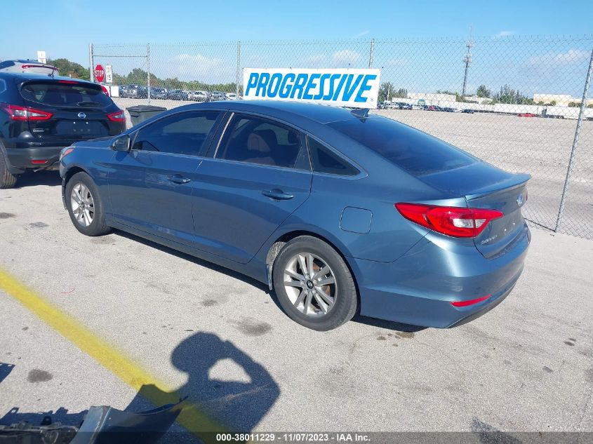 2017 HYUNDAI SONATA SE - 5NPE24AF1HH552700