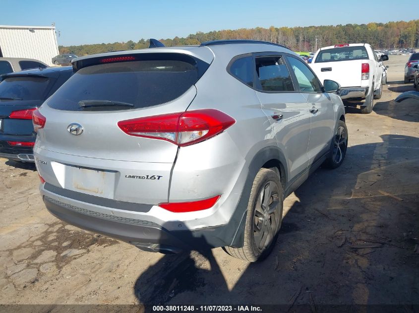 2016 HYUNDAI TUCSON LIMITED - KM8J33A20GU226826