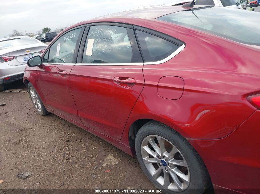 2017 FORD FUSION SE - 3FA6P0HD2HR272340