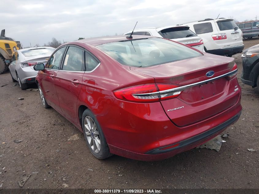 2017 FORD FUSION SE - 3FA6P0HD2HR272340