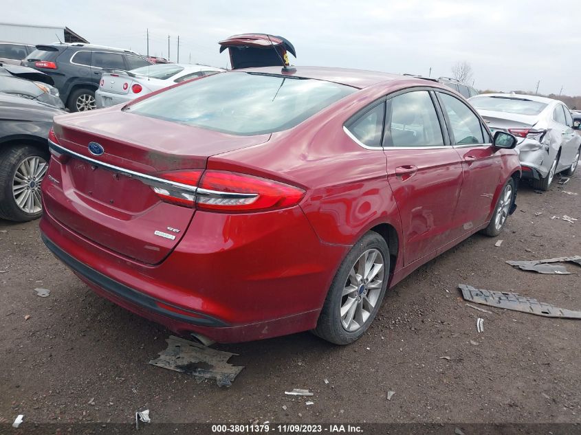 2017 FORD FUSION SE - 3FA6P0HD2HR272340