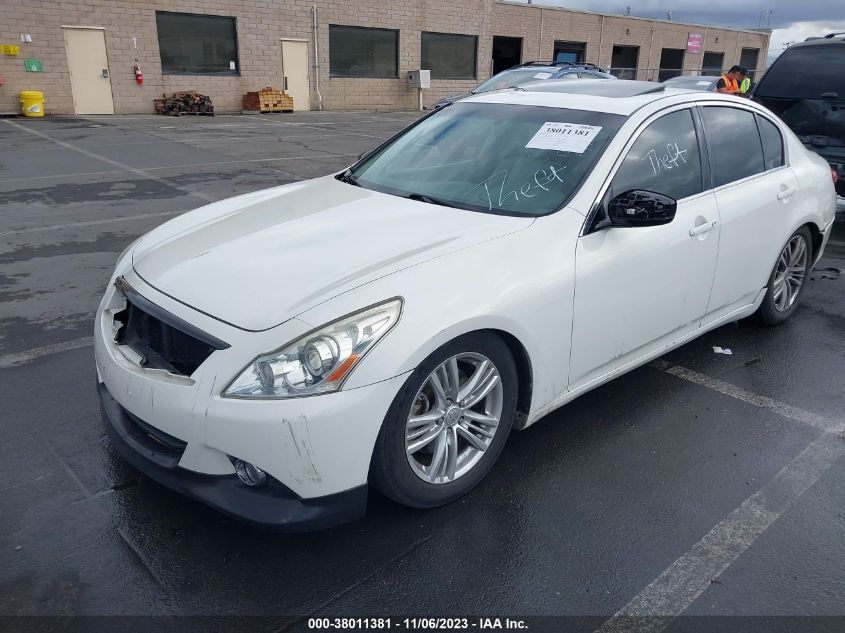 2013 INFINITI G37 JOURNEY - JN1CV6AP9DM713896