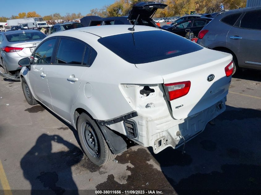 2013 KIA RIO LX - KNADM4A34D6254106