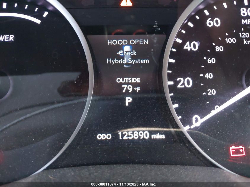 2014 LEXUS ES 300H HYBRID - JTHBW1GG8E2040949