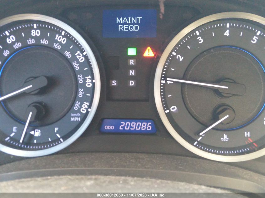 2013 LEXUS IS 250 - JTHBF5C21D5193512