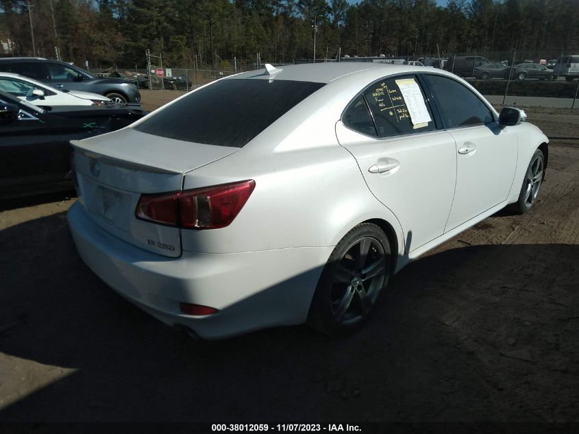 2013 LEXUS IS 250 - JTHBF5C21D5193512
