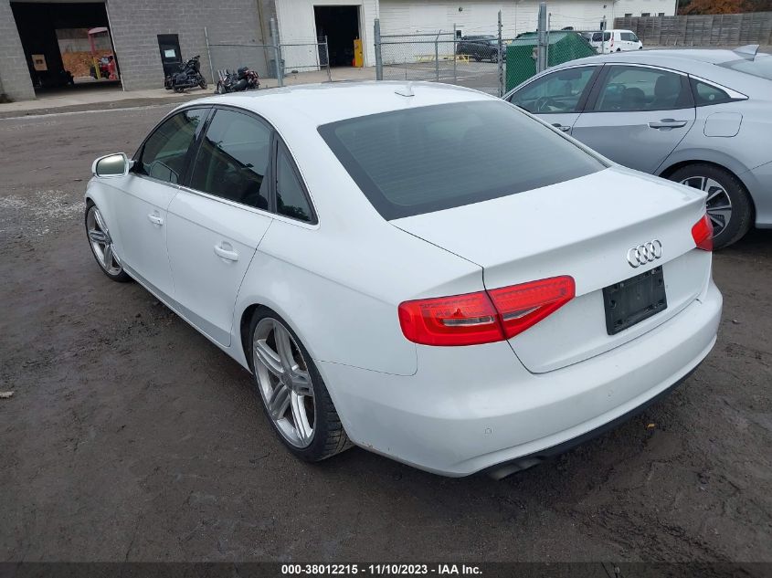 2013 AUDI A4 PREMIUM PLUS - WAUFFAFLXDN040429