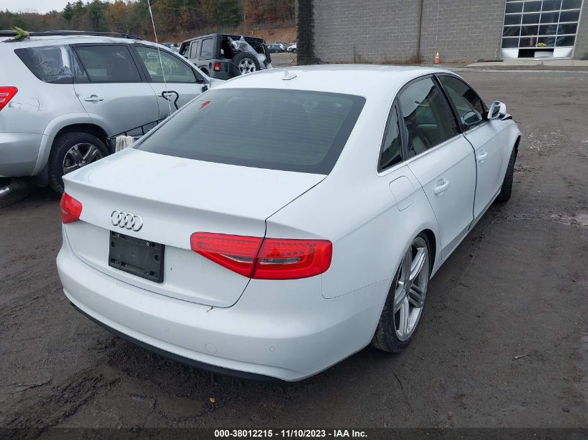 2013 AUDI A4 PREMIUM PLUS - WAUFFAFLXDN040429