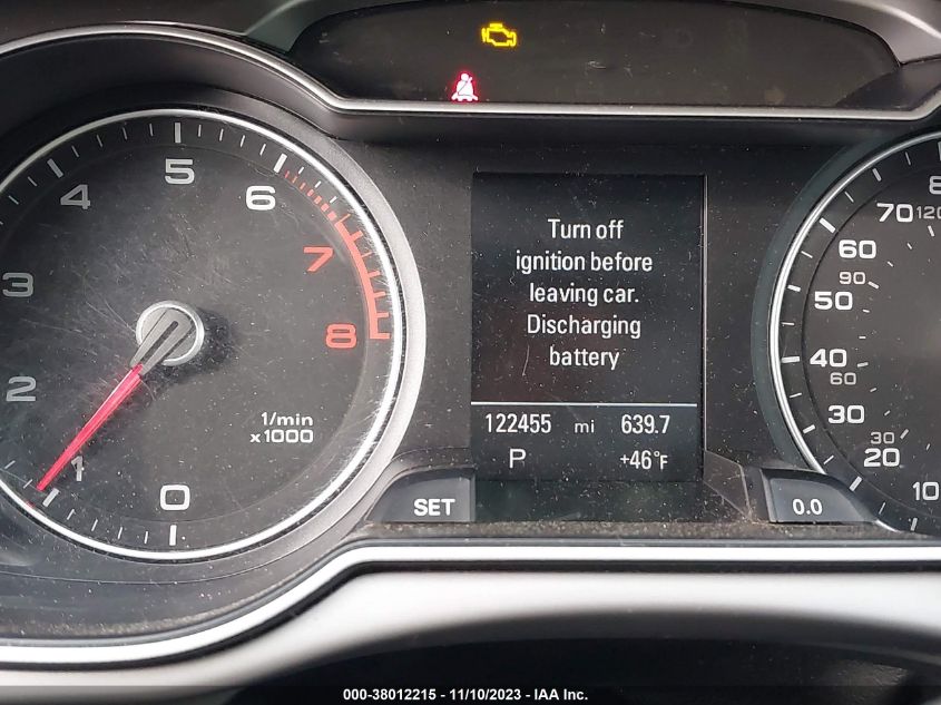 2013 AUDI A4 PREMIUM PLUS - WAUFFAFLXDN040429