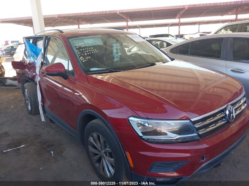 2018 VOLKSWAGEN TIGUAN S - 3VV1B7AX8JM031256