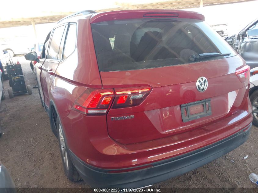 2018 VOLKSWAGEN TIGUAN S - 3VV1B7AX8JM031256