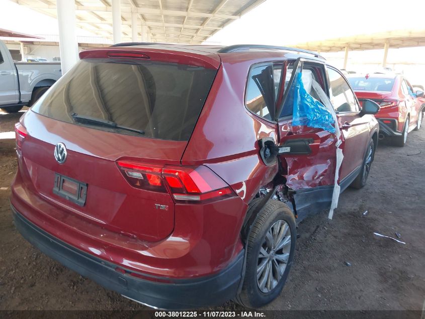 2018 VOLKSWAGEN TIGUAN S - 3VV1B7AX8JM031256