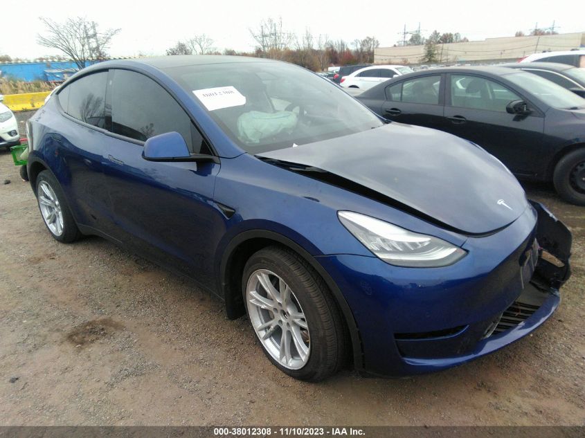 5YJYGDEE1MF196662 TESLA MODEL Y LONG RANGE 2021