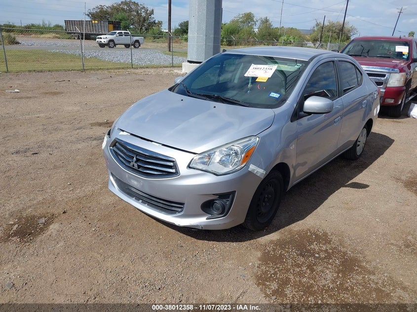 VIN ML32F3FJ0HHF07962 2017 MITSUBISHI MIRAGE G4 ES