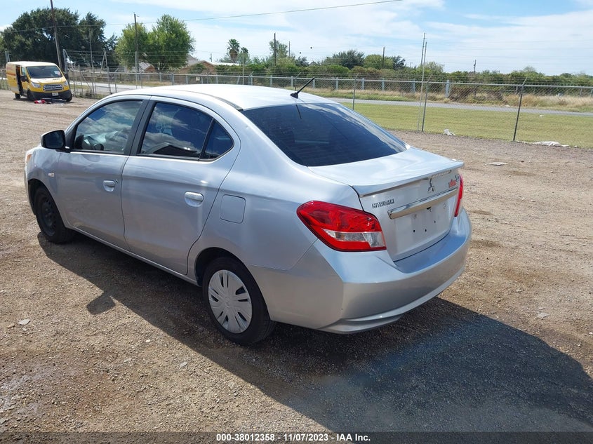 VIN ML32F3FJ0HHF07962 2017 MITSUBISHI MIRAGE G4 ES