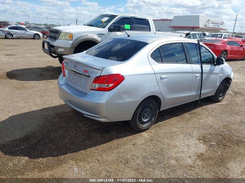 VIN ML32F3FJ0HHF07962 2017 MITSUBISHI MIRAGE G4 ES