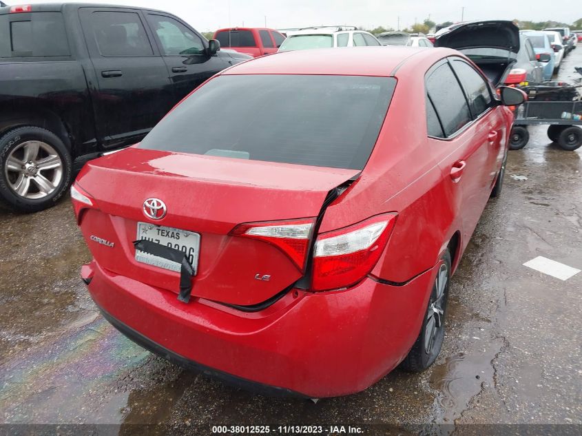 2016 TOYOTA COROLLA L/LE/LE PLS/PRM/S/S PLS - 5YFBURHE8GP436614