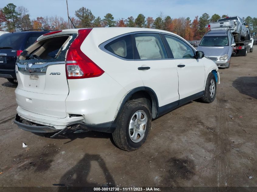 2015 HONDA CR-V LX - 5J6RM4H33FL024621