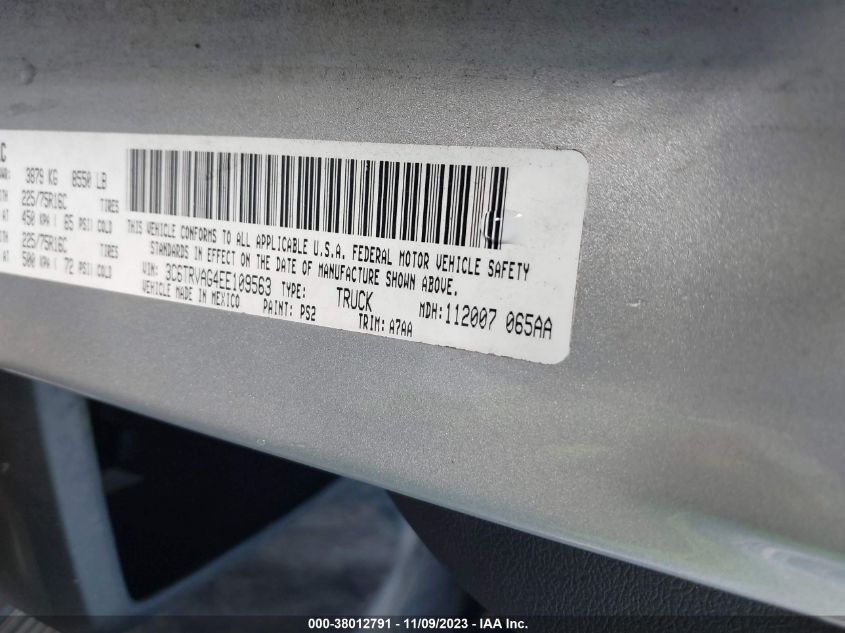 2014 RAM PROMASTER 1500 LOW ROOF - 3C6TRVAG4EE109563