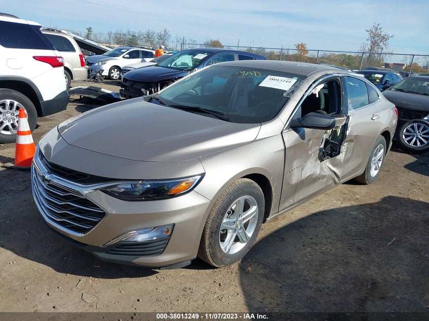 VIN 1G1ZB5ST2NF212272 2022 CHEVROLET MALIBU LS
