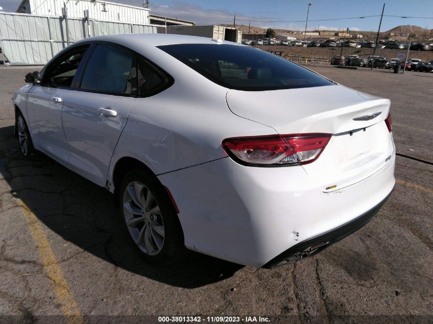 2015 CHRYSLER 200 S - 1C3CCCBB3FN665771