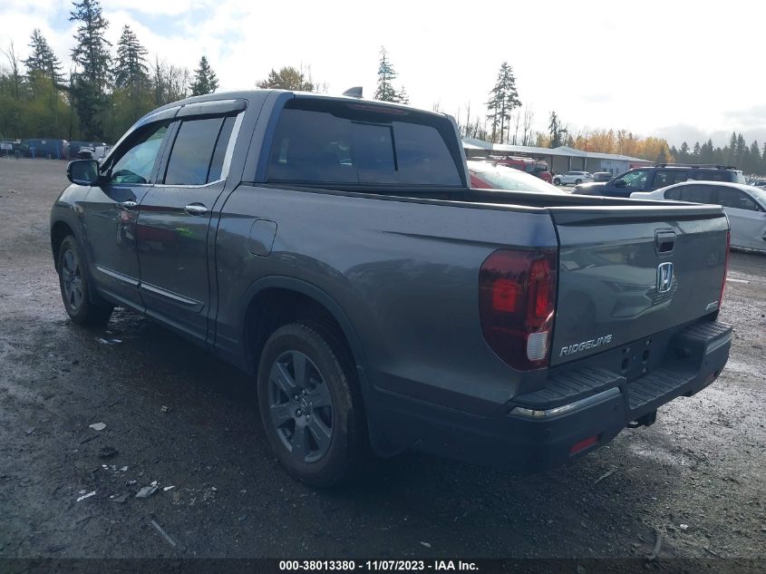 2020 HONDA RIDGELINE RTL - 5FPYK3F7XLB010616