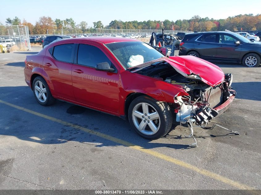 2013 DODGE AVENGER SE - 1C3CDZAB0DN644374