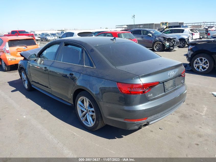 2017 AUDI A4 ULTRA PREMIUM - WAUKMAF44HN056712