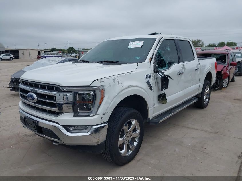 2021 FORD F-150 LARIAT - 1FTFW1E81MKD49935