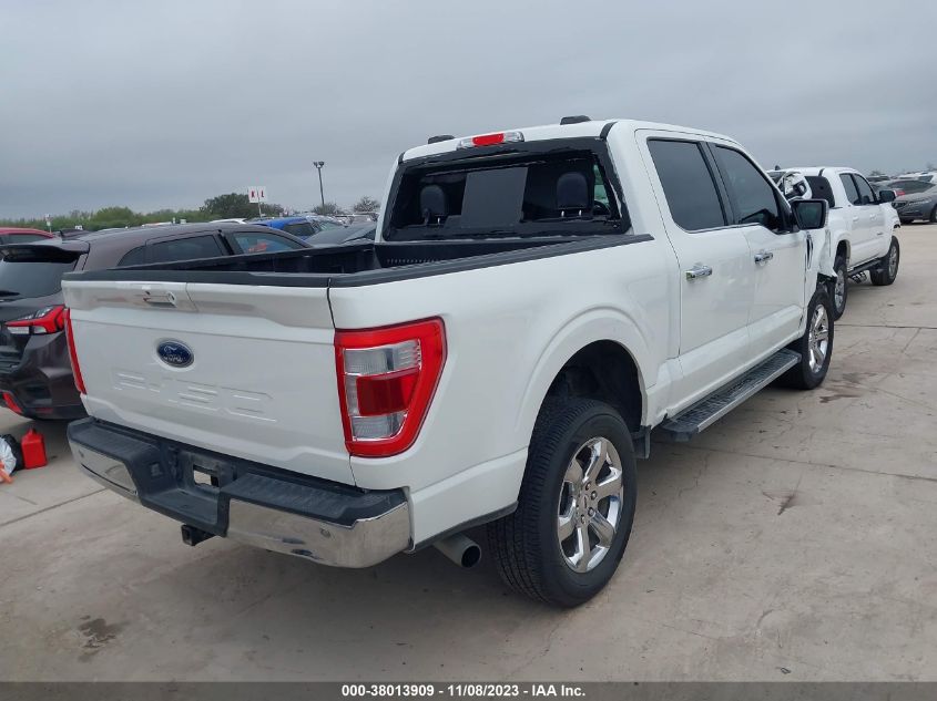 2021 FORD F-150 LARIAT - 1FTFW1E81MKD49935