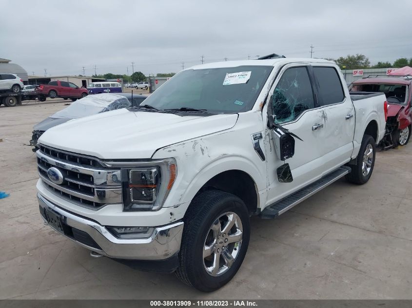 2021 FORD F-150 LARIAT - 1FTFW1E81MKD49935